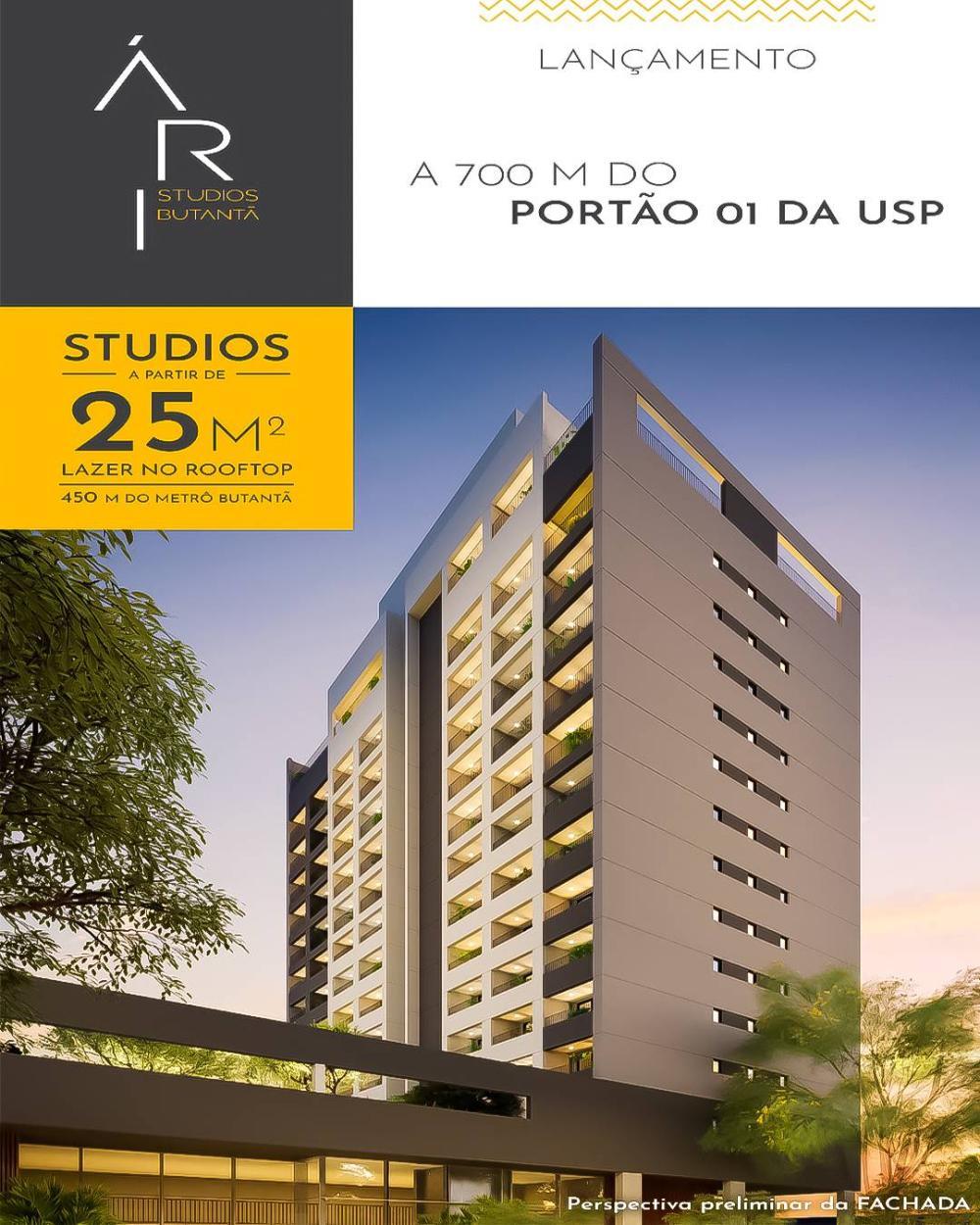 Ari Butantão Studio - 25 m² -Conheça nosso Studio moderno com lazer no rooftop!